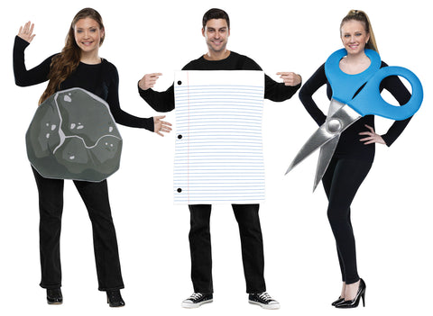 Rock, Paper, Scissors Couple Costume