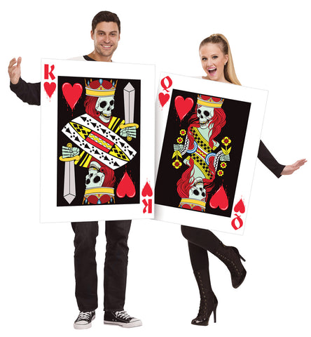 King & Queen of Hearts Couple Costume