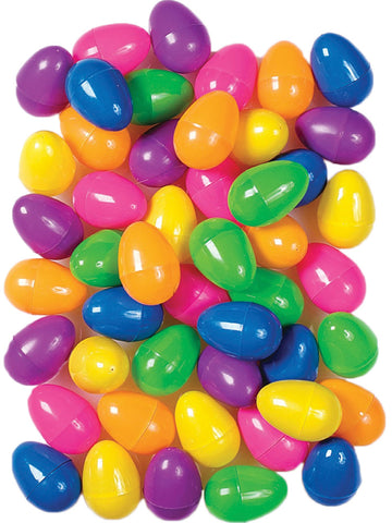 Plastic Easter Eggs - Bag of 48