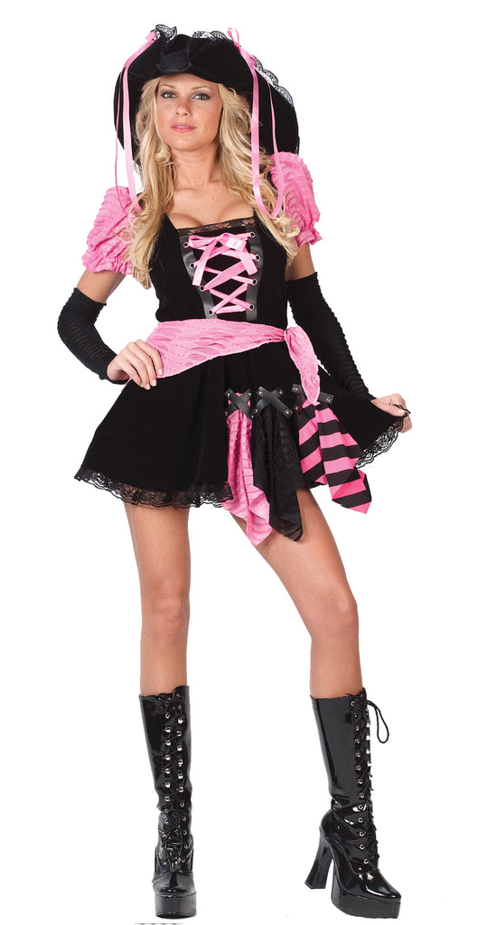 pink pirate dress ADULT COSTUME: Pink Pirate Dancer PLUS Woodbridge Costume Rentals