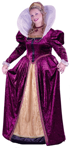 Women's Plus Size Elizabethan Queen Costume