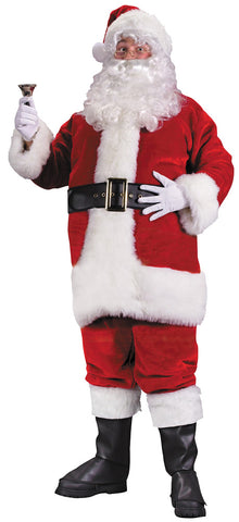 Men's Santa Suit Premium Plush Red