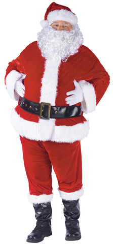 Men's Santa Suit Complete Velour