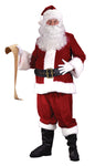 Men's Plus Size Ultra Velvet Santa Suit