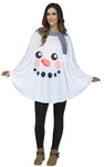 Snowman Poncho Adult