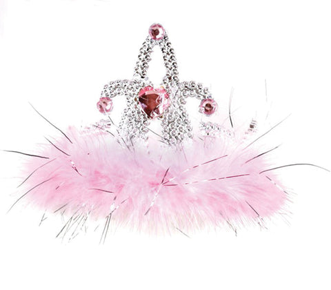 Tiara Marabou Heart