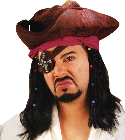 30" Caribbean Pirate Wig