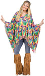 Poncho Tie-Dye Hippie