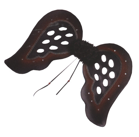 Wings Goth Bk/Burgundy Tears