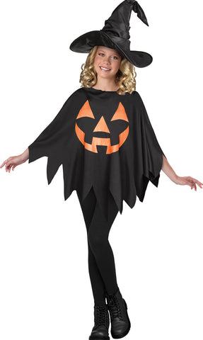 JACK O LANTERN CHILD PONCHO