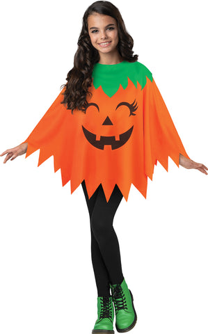 PUMPKIN CHILD PONCHO