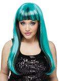 Natural 'N Neon Wig