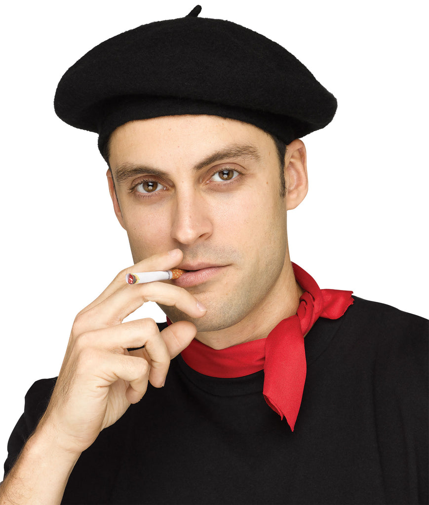 Hat French Beret Black – Halloween Hallway