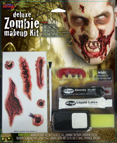 Zombie Deluxe Makeup Kit