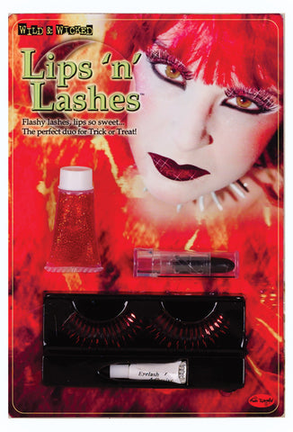 Lips & Lashes Devil Red