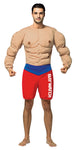 Men's Baywatch Muscles Lifeguard Costume