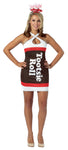 Women's Tootsie Roll Teardrop Dress