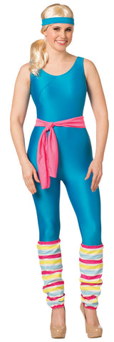 Women's Exercise Barbie Costume