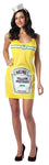 Women's Heinz Mustard Bottle Dress