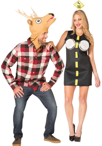 Deer In Headlights Couple Costume