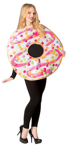 White Frosted Donut Costume
