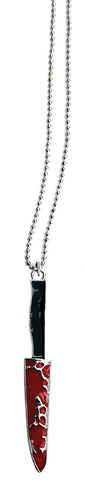 Metal Bloody Knife Necklace