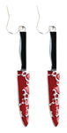 Metal Bloody Knife Earrings