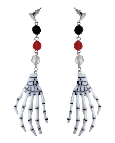 Skeleton Hand Drop Earrings