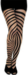 Tights Swirl Print