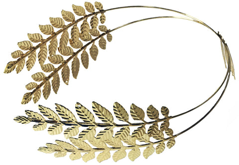 Metal Leaf Head Comb