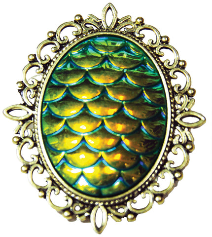 Ring Dragon Scale 3D Pattern