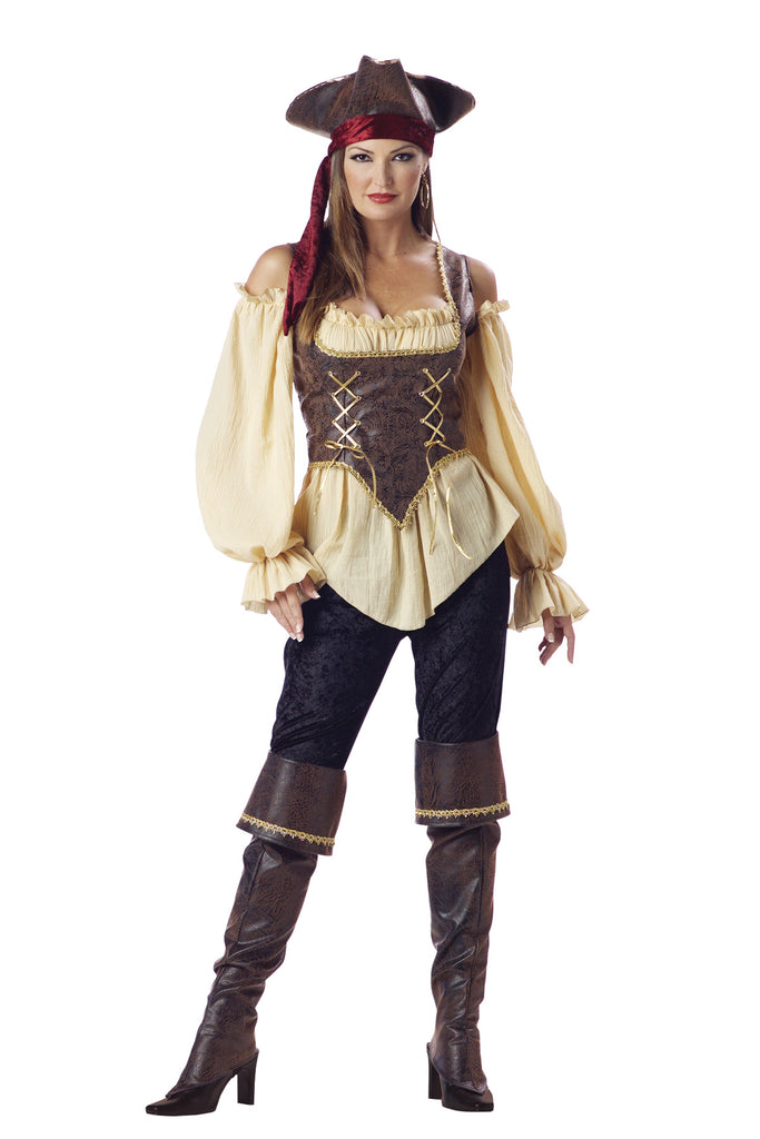 Women's Rustic Pirate Lady Costume Women's Rustic Pirate Lady Costume