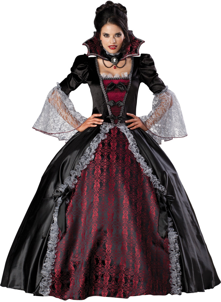 Women's Vampiress Of Versailles Costume Halloween Hallway Women's Vampiress Of Versailles Costume Halloween Hallway