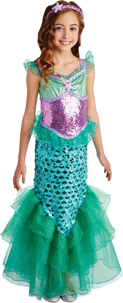 Women's Iridescent Scale Mermaid Skirt Costume