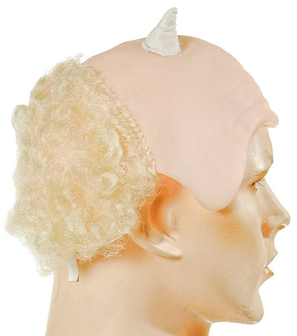 Bald & Horned Wig