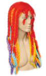 Braided Rainbow Dreadlock Wig