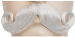 Extra Full Curl Santa M77 Mustache - Synthetic