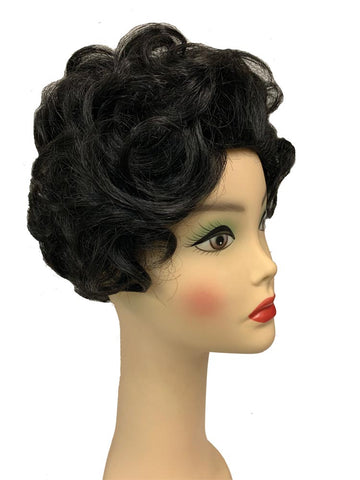 WIG SHORT TAPERED T71 BLACK