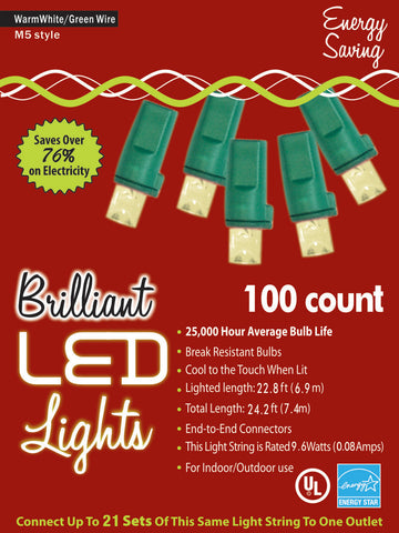 100-Count M5 Holiday Lights