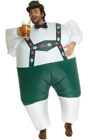 Men's Lederhosen Megamorph Inflatable Costume