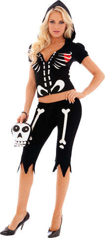 Women's Chloe Bones Glow-in-the-Dark Costume