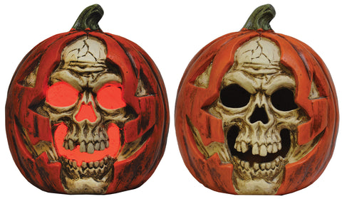 Skull In Pumpkin Lightup