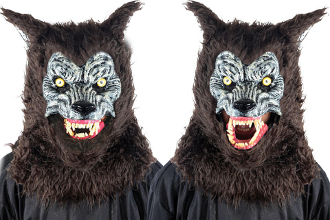 Animated Animal Brown Werewolf Mask