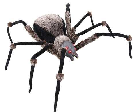 53" Light-Up Black Spider