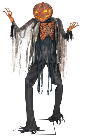 7' Scorched Scarecrow Animated Prop - WITHOUT FOG MACHINE