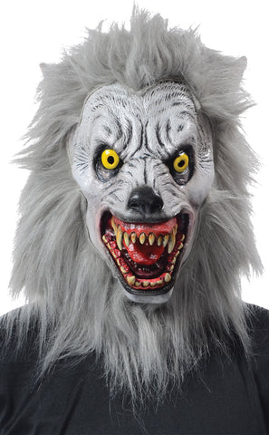 Realistic Albino Werewolf Mask