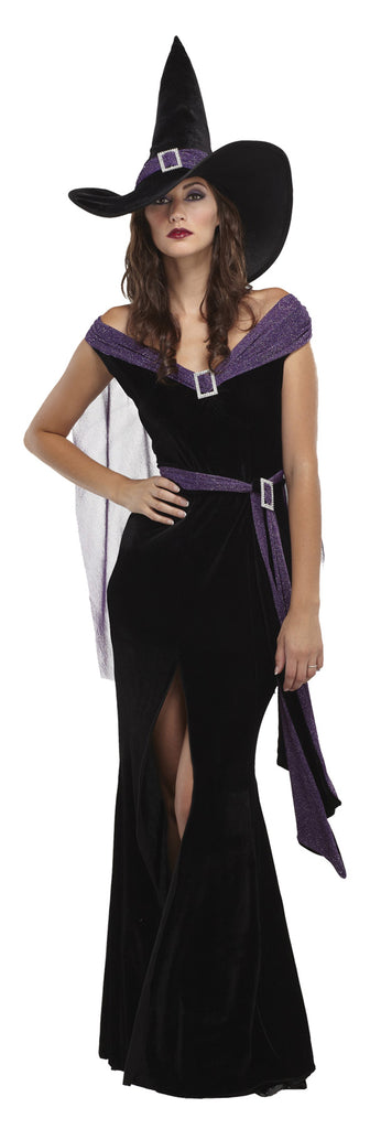 Women's Elegant Witch Costume Halloween Hallway Women's Elegant Witch Costume Halloween Hallway