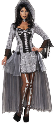 Women's Skeleton Bride Costume