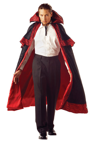 Midnight Carnival Cape with Collar