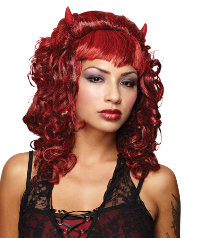 Devilina Red Wig